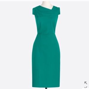 NWT J. Crew Origami Sheath Dress Size 0